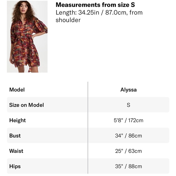 Chufy Ziggy Mini Dress Sean Red M - Picture 6 of 10